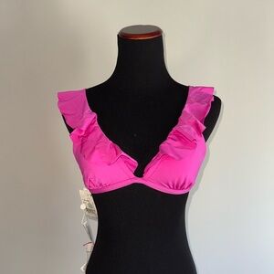 Trina Turk Keys Solid Tribra Bikini Top